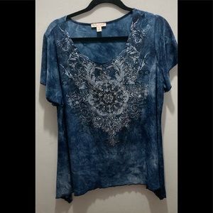 Dress barn beautiful blue shirt